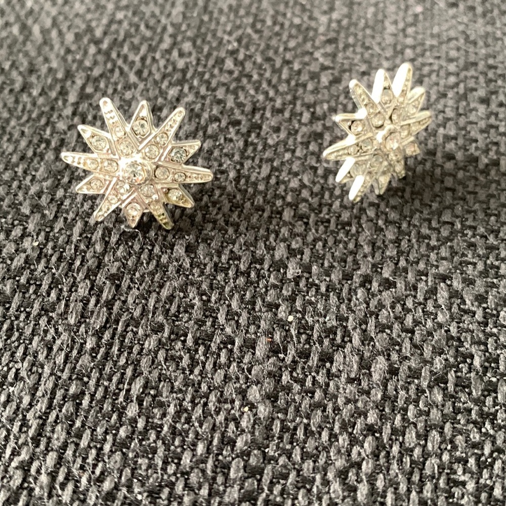 Marks and Spencer Silver Starburst Earrings